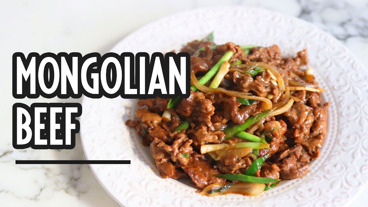 Mongolian Beef | Receta paso a paso | Comida china | Chinese food