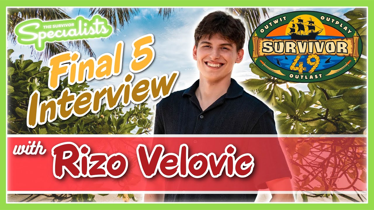 Survivor 49 Post Game Interview w/ Rizo Velovic