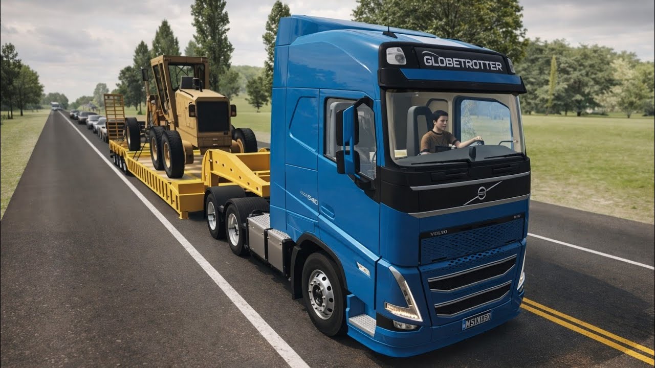 Realistic Driving Volvo FH Truck with a Heavy Load up the Hill | #worldtruckdrivingsimulator 