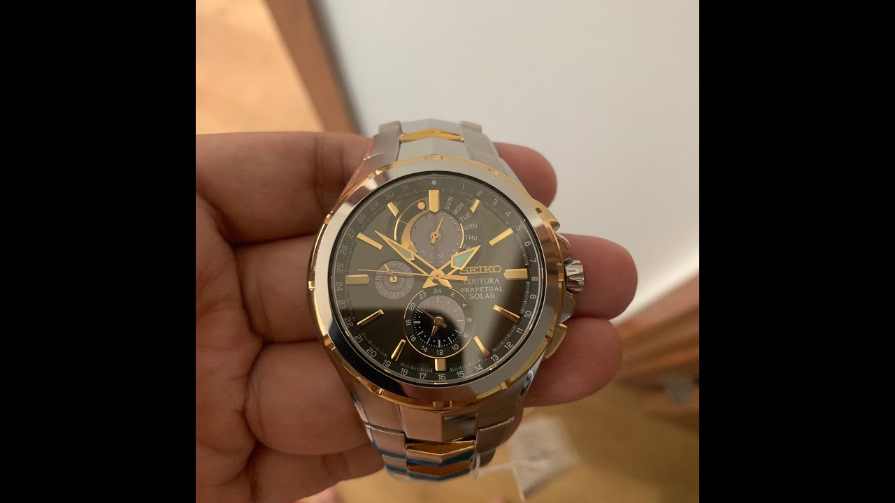 SEIKO COUTURA SSC376 (V198-0AB0) TRÊN TAY VÀ HƯỚNG DẪN CHỈNH GIỜ I ĐỒNG HỒ NHẬT