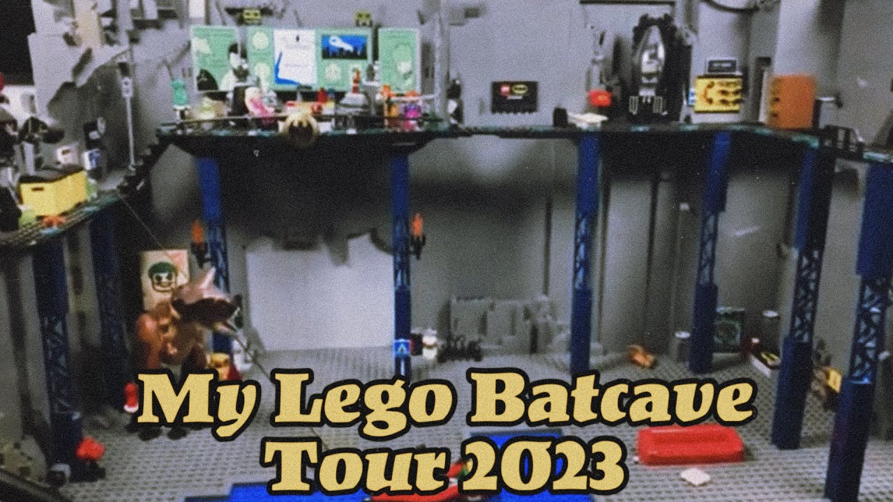 My Lego Batcave MOC Tour 2023
