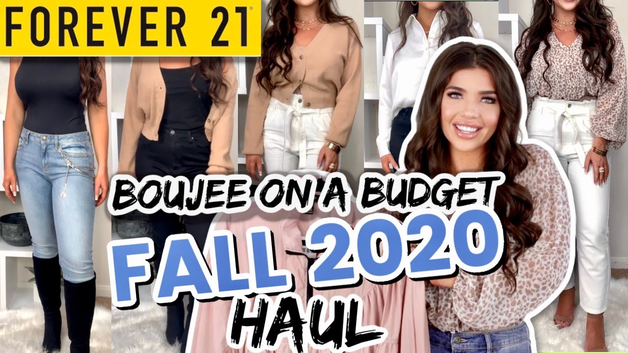 HUGE FOREVER 21 FALL TRY ON HAUL & STYLING | FALL HAUL 2020 | F21 Fall Haul | Affordable Fashion