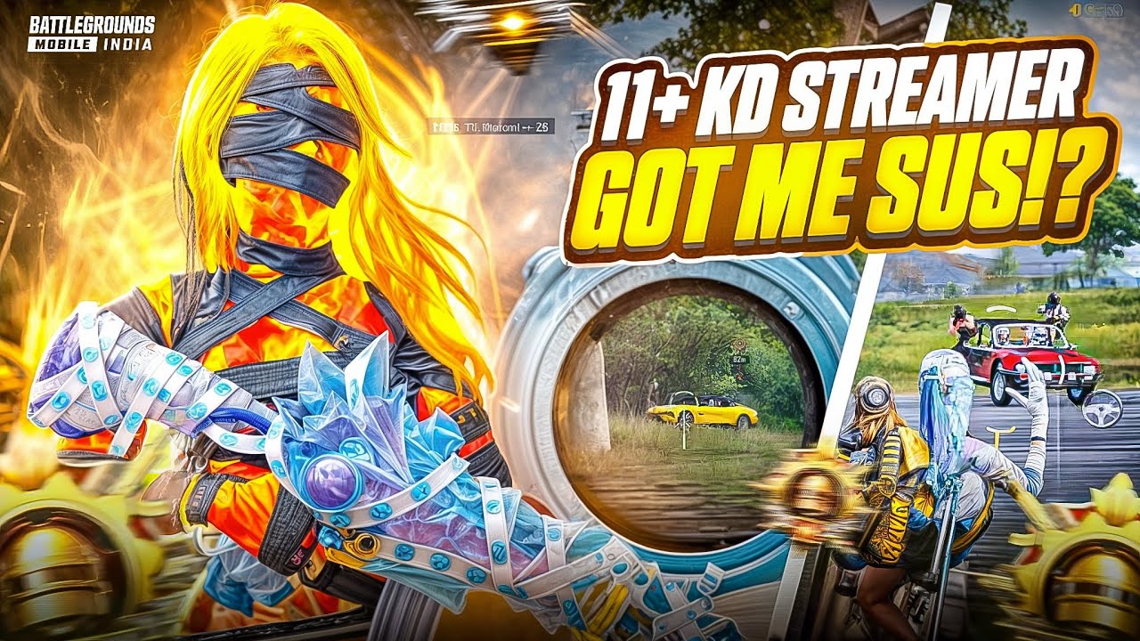 11+ KD Conquror Streamer Got DESi PLAYz SuS!! 💀🔥|| RP Giveaway || #bgmi 