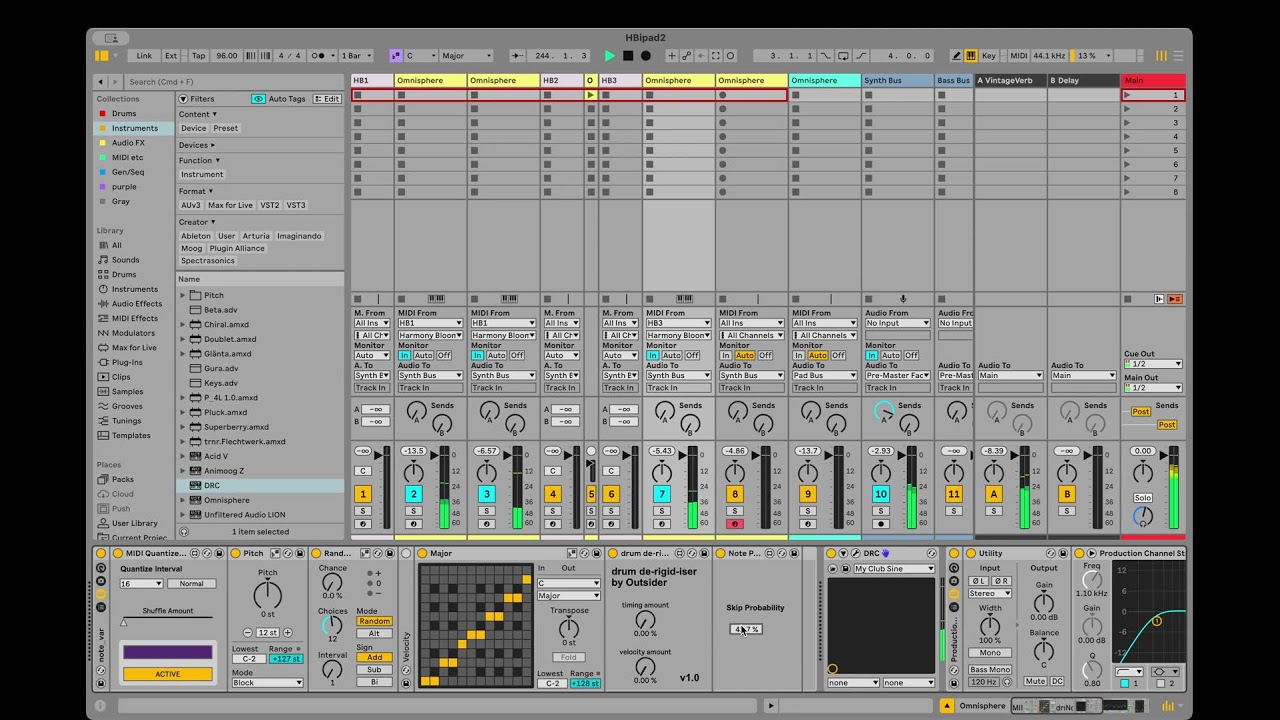 working on a new meditation track for upcoming famer's market gig
