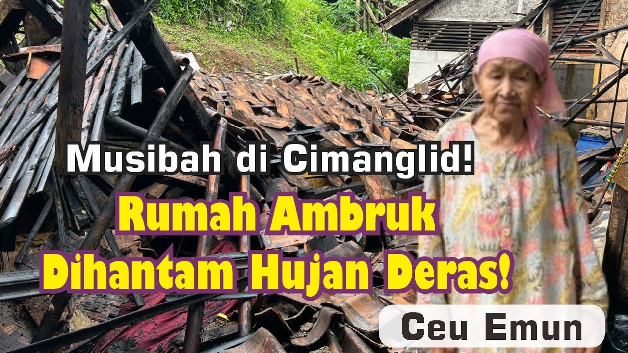 Hujan Deras Sebabkan Rumah Ambruk di Dusun Cimanglid, Desa Payungagung!
