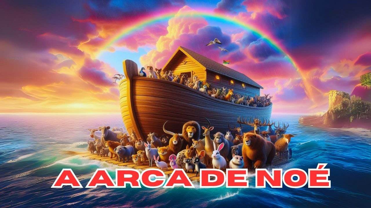 A ARCA DE NOÉ | Desenho Bíblico Infantil #arcadenoé