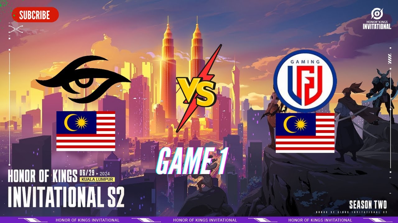 TEAM SECRET VS LGD GAME 1 : Honor of Kings Invitational Season 2 Grand Finals