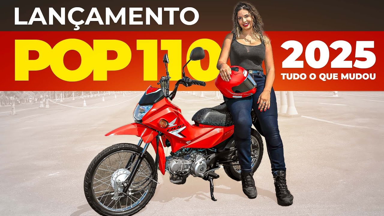 NOVA HONDA POP 110 2025 - PREÇO, NOVO MOTOR, CORES E TODAS AS MUDANÇAS DA NOVA POP| LANÇAMENTO HONDA
