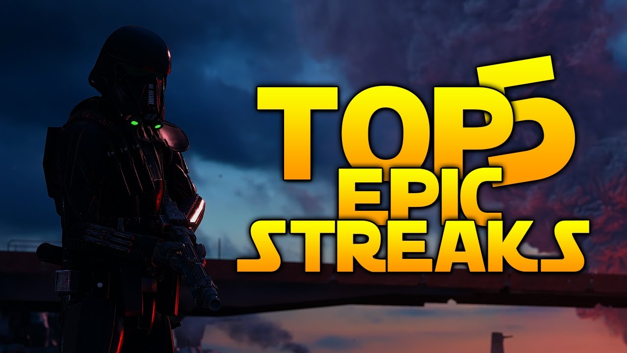 Star Wars Battlefront Top 5 EPIC KILLSTREAKS - Deathtrooper Carnage!