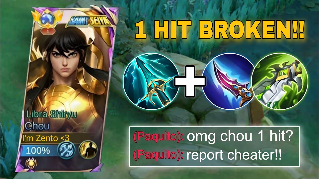 TOP 1 GLOBAL CHOU NEW 1 SHOT BUILD IS HERE!!🔥😱 ( 100% BROKEN!! ) | BUILD TOP 1 GLOBAL CHOU 2026