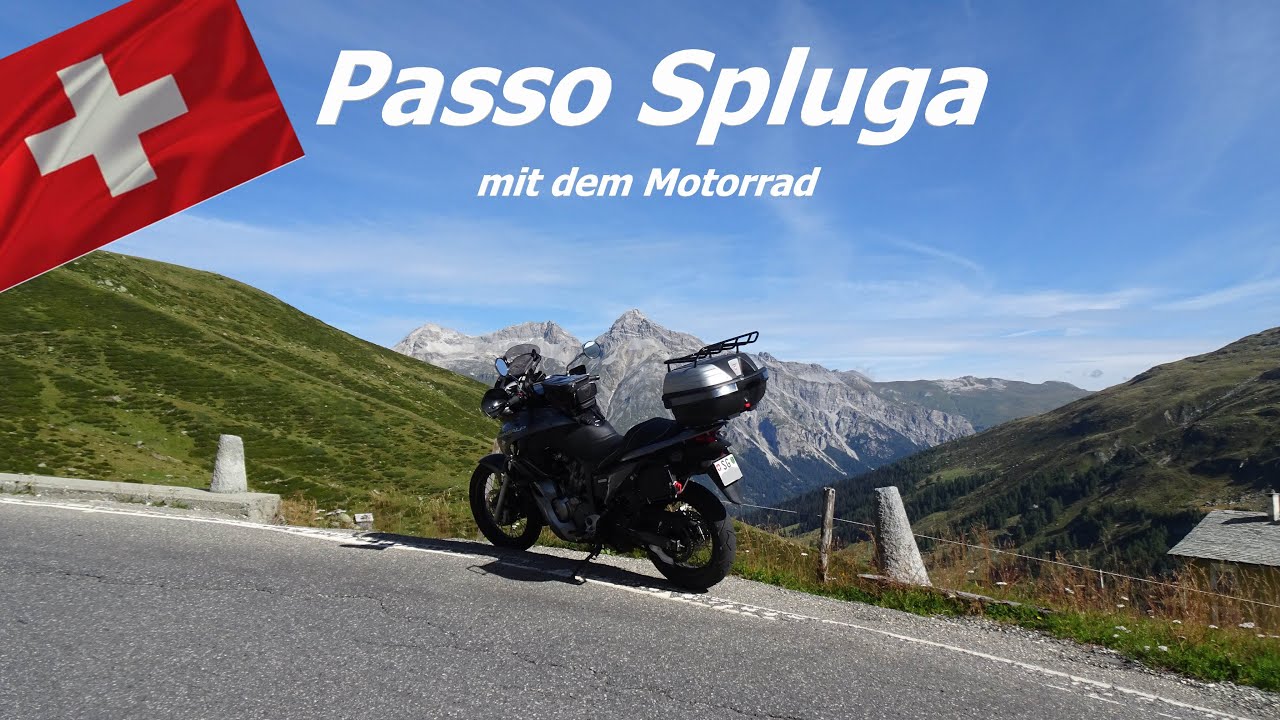 Passo Spluga mit dem Motorrad, von Splügen nach Chiavenna, Honda XL 700 Transalp, Traumstrasse,