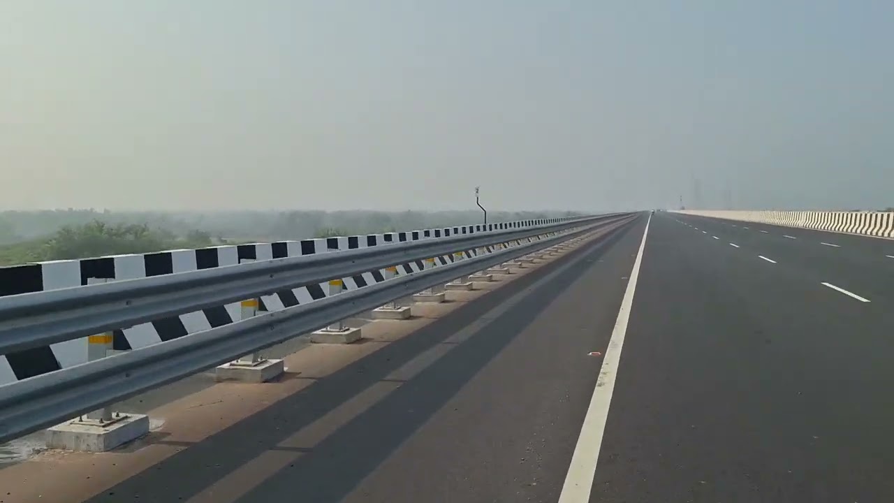 Krishna River Bridge from Surayapalem | Vijayawada West Bypass | Full drive view