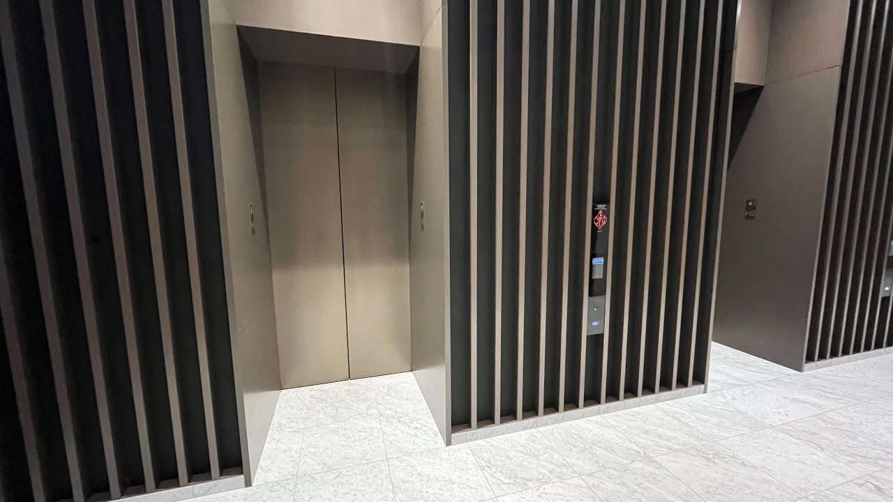Schindler PORT Glass Elevator H1 At The Four Seasons Hotel In Philadelphia PA (Sunset) (03/12/2024)