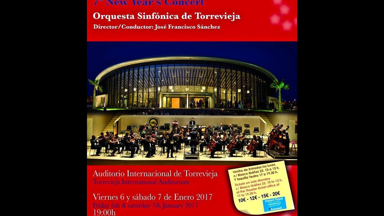VII CONCIERTO AÑO NUEVO REYES ORQUESTA SINFÓNICA DE TORREVIEJA
