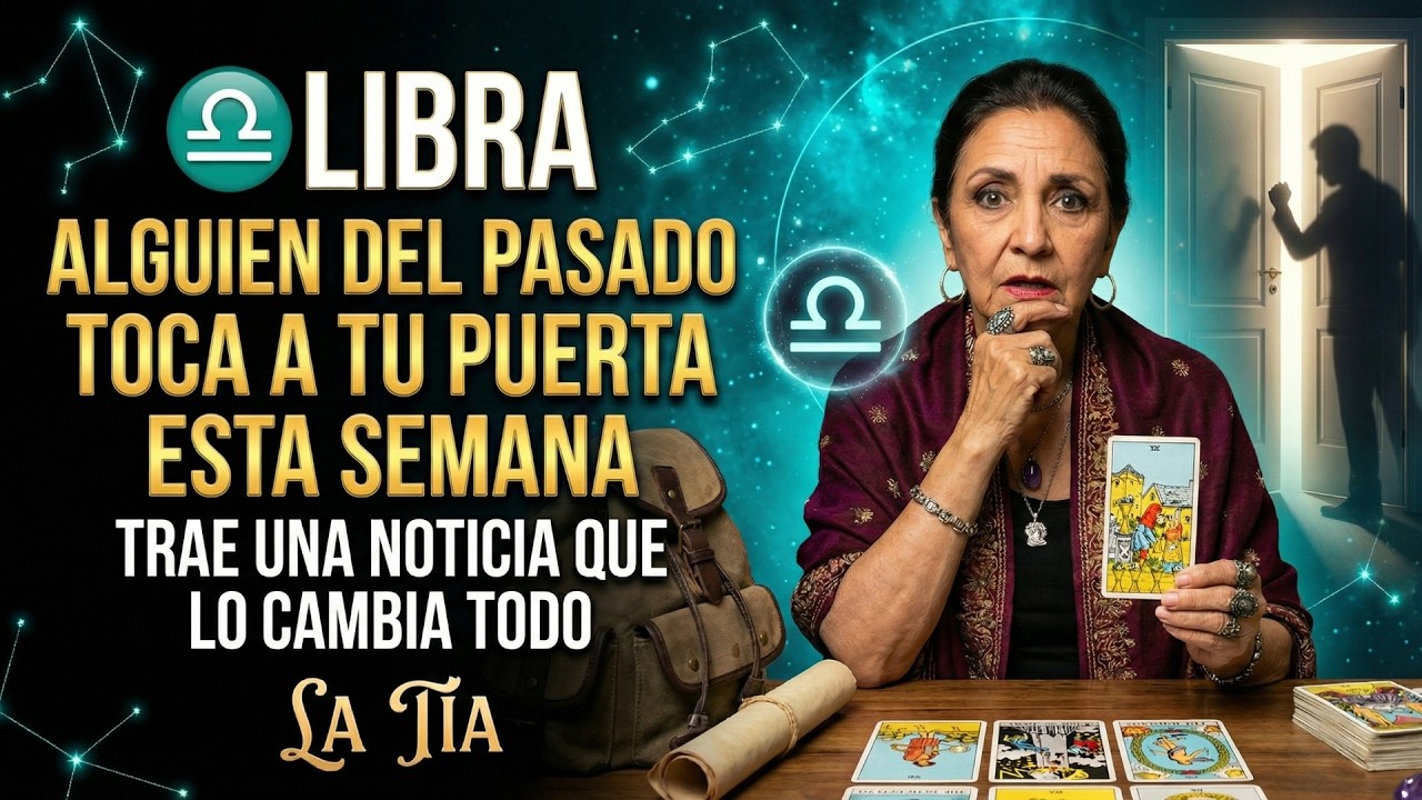 ♎ LIBRA 🚪 ALGUIEN DEL PASADO TOCA A TU PUERTA ESTA SEMANA 🎒 TRAE UNA NOTICIA QUE LO CAMBIA TODO 📜