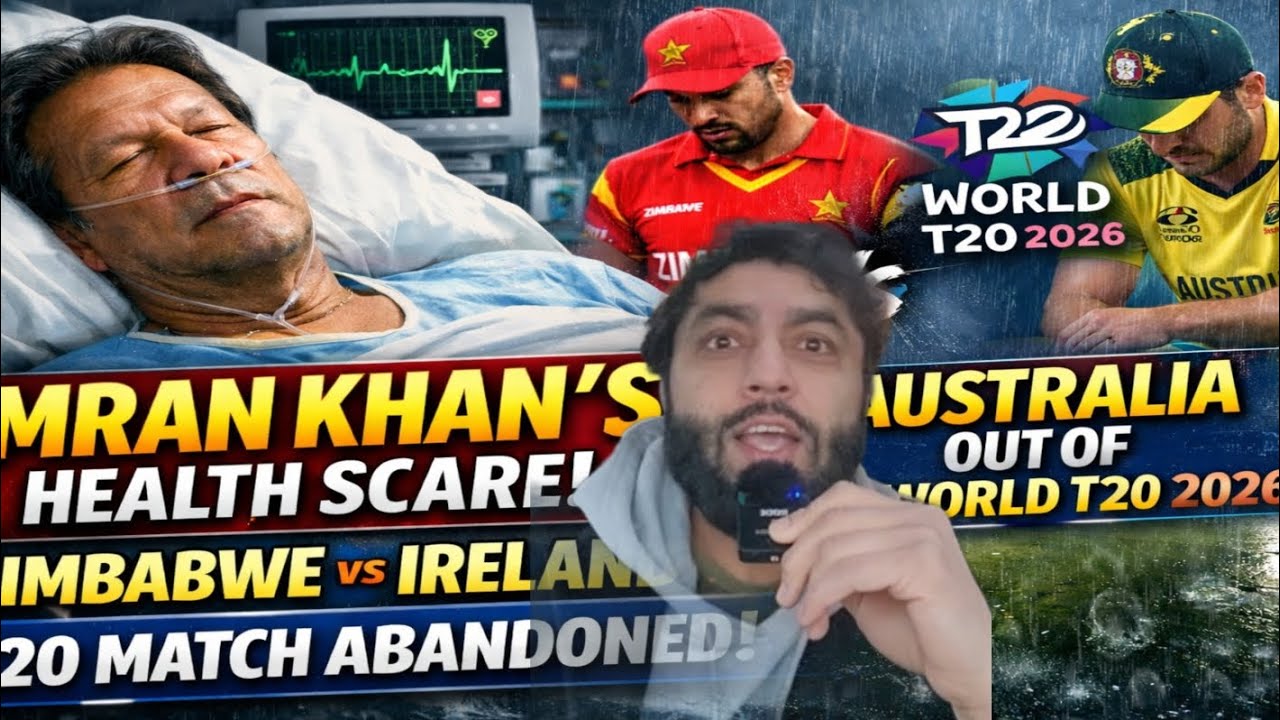UPSET ALERT 🚨 | AUSTRALIA OUT OF THE ICC WORLD T20 2026 | ZIM VS IRE | IMRAN KHAN EYE VISION ON RISK