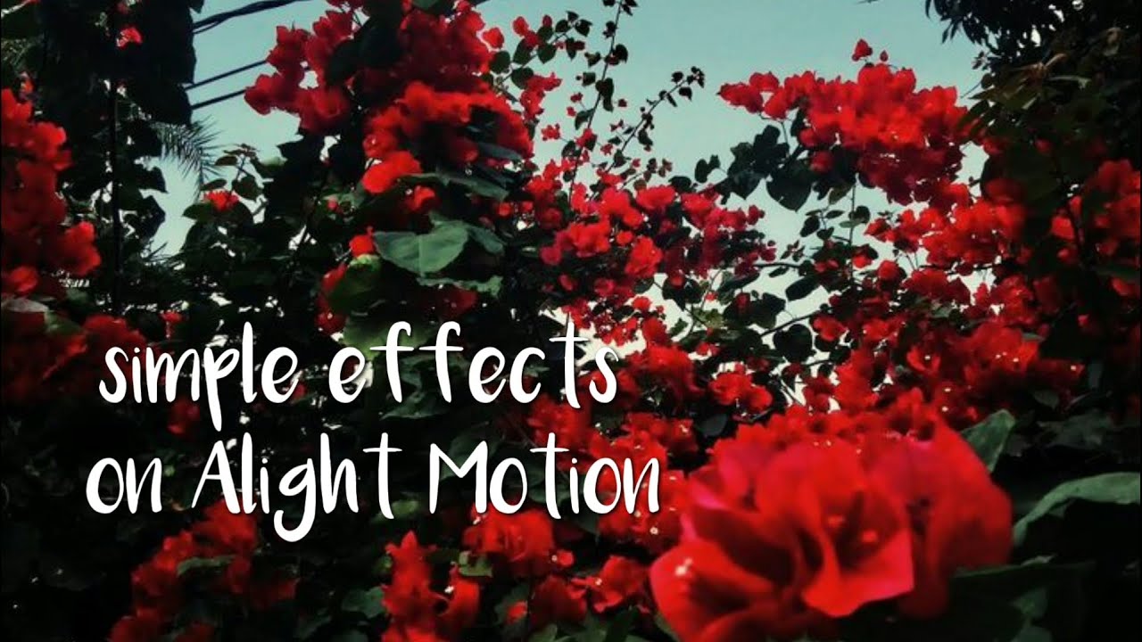 simple effects on Alight Motion (colors, texts etc.) // fullxmoon.edits