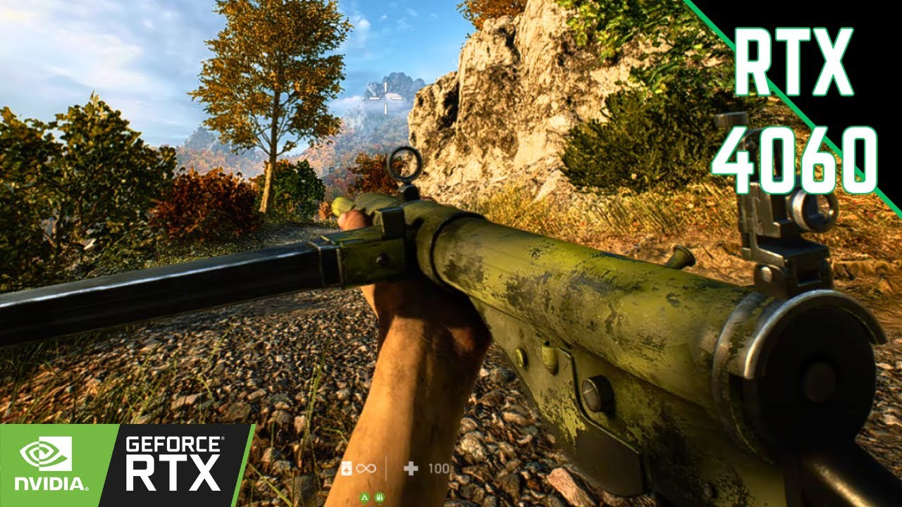 BATTLEFIELD V: RTX 4060 - AMD R7 8845HS  / MAX Settings - DX12 /