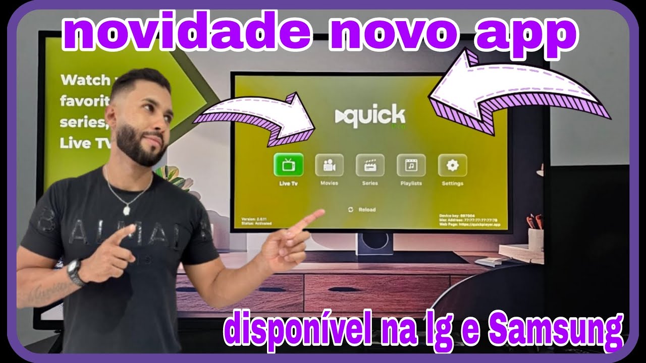 ✅ SAIU A NOVA VERS&Atilde;O DO APLICATIVO QUICK PLAYER PRO NA SUA SMARTV LG E SAMSUNG COM OTIMAS FUN&Ccedil;&Otilde;ES!!!