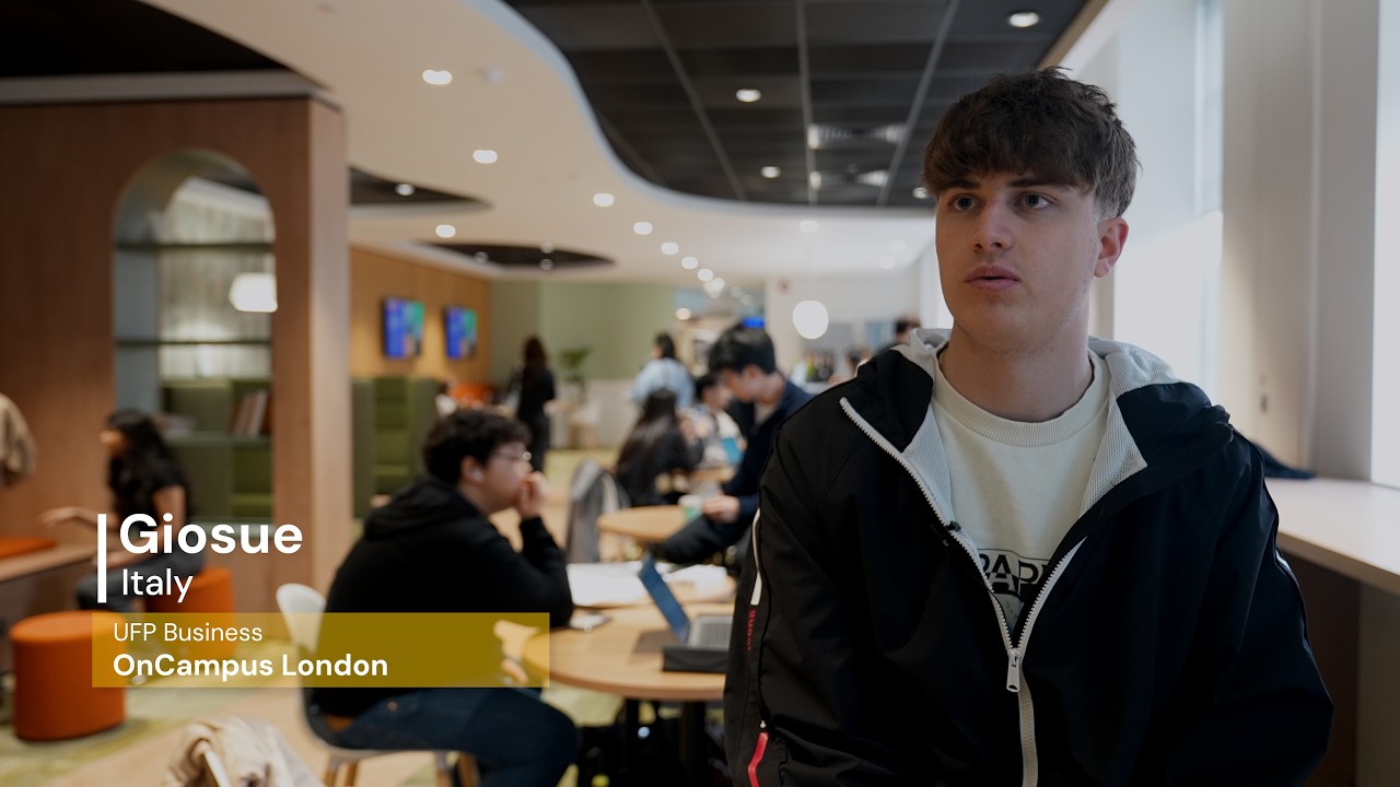 OnCampus London UFP Business Pathway: Giosue's story