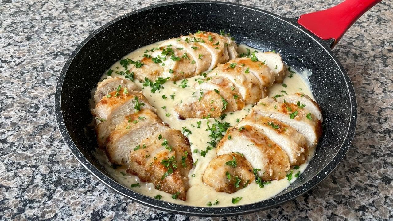 Frango ao Molho de Alho e Queijo Parmesão | Delícias da Eleni