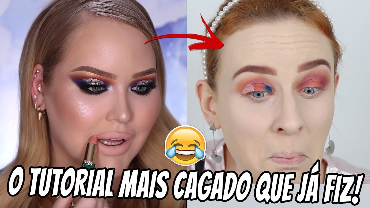 IMITEI A MAKE SINISTRA DA GRINGA E DEU TUDO ERRADO | Priscila Simões