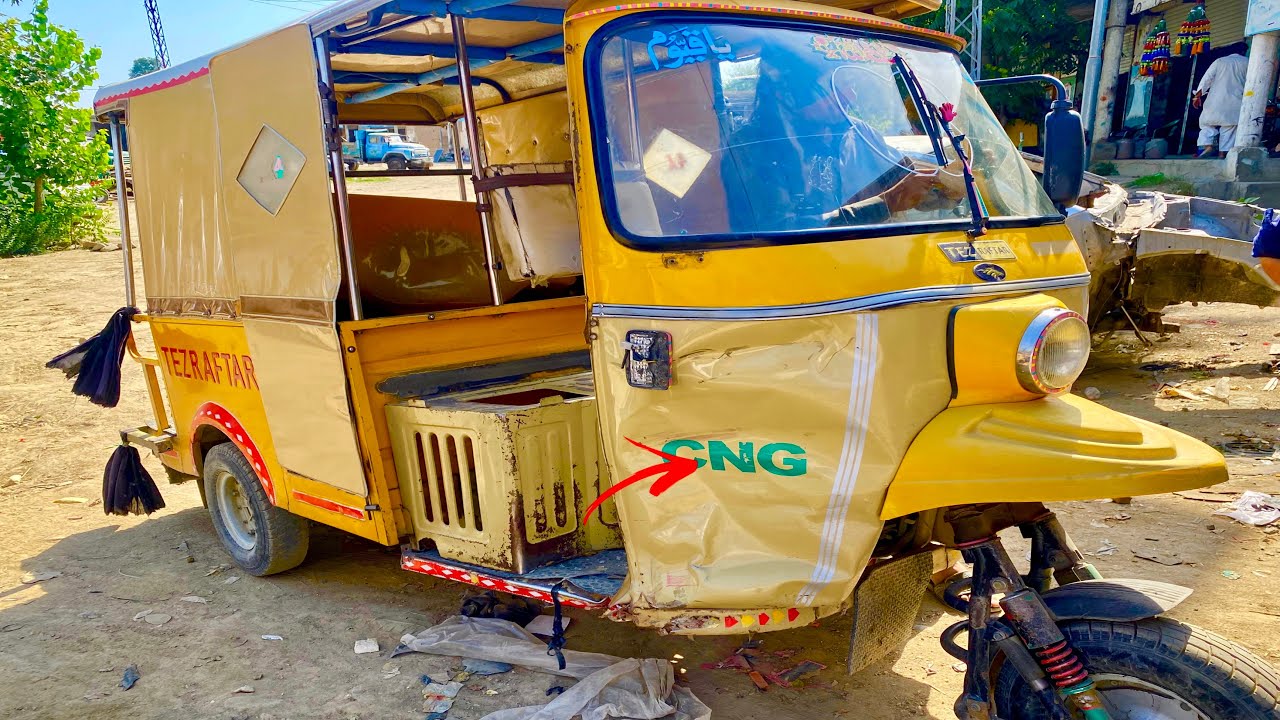 Accident TEZ RAFTAR Rickshaw Amazing Repair The Local workshop
