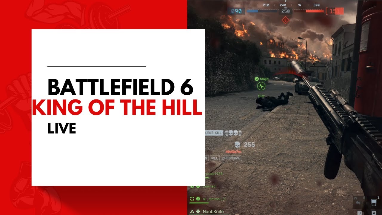 👑 NoobKnife LIVE in Battlefield 6 King of the Hill – Weekend BF6 Mayhem! 💥
