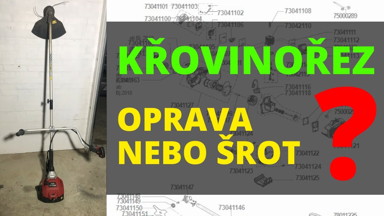 KŘOVINOŘEZ - Oprava nebo ŠROT? | BASTLÍRNA