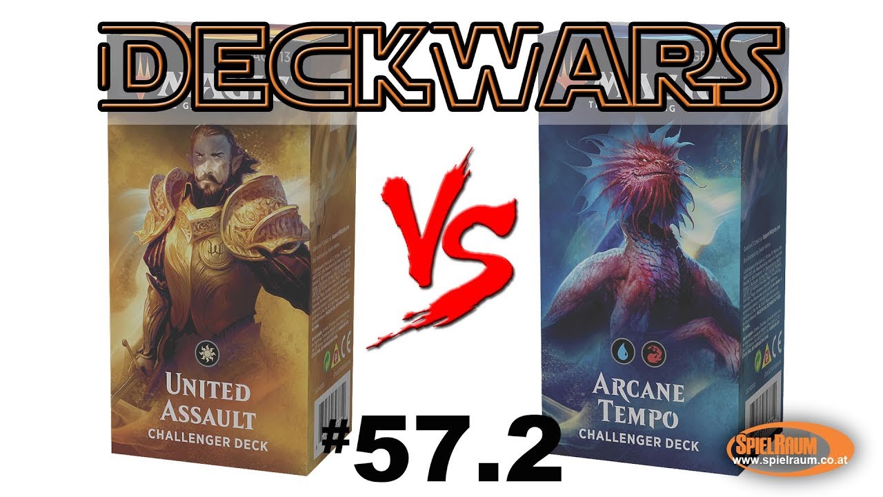 Deckwars 57 - Challenger Deck: United Assault VS. Arcane Tempo - Gameplay [Deutsch]