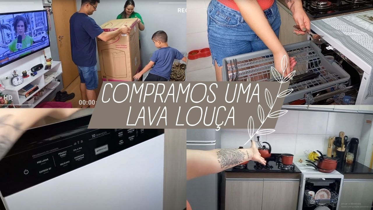 COMPRAMOS UMA LAVA LOUÇA DA ELECTROLUX 10 SERVIÇOS | CAROLINA LICIO