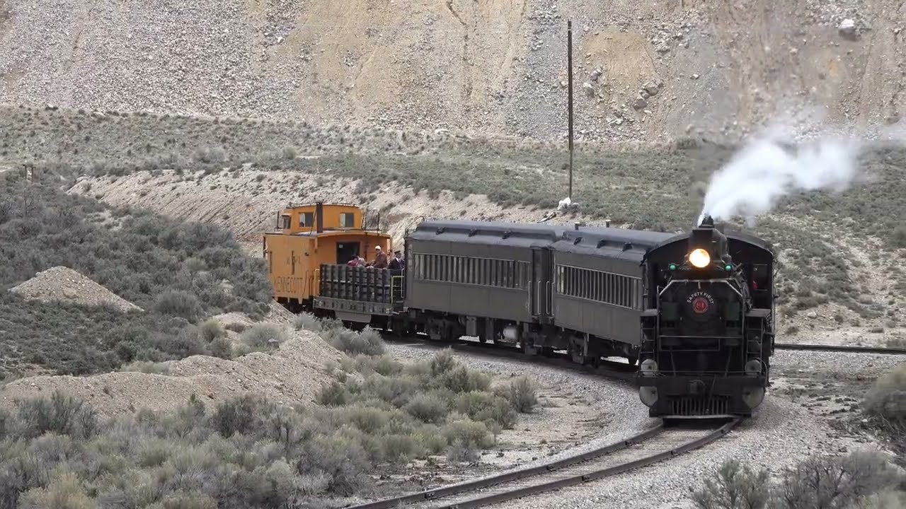 Railfanning Steam & Diesels On The Nevada Northern 5/7/2023