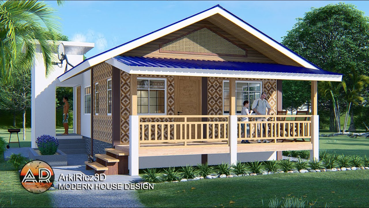 2-BEDROOMS MODERN BAHAY-KUBO DESIGN | 60SQ.M | 6X10M. | NATIVE HOUSE