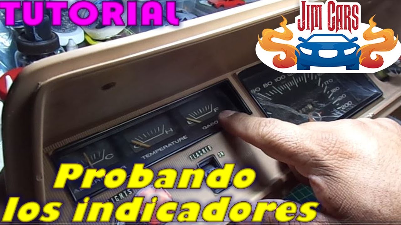 Probando el tablero del Valiant   Valiant gauge cluster test
