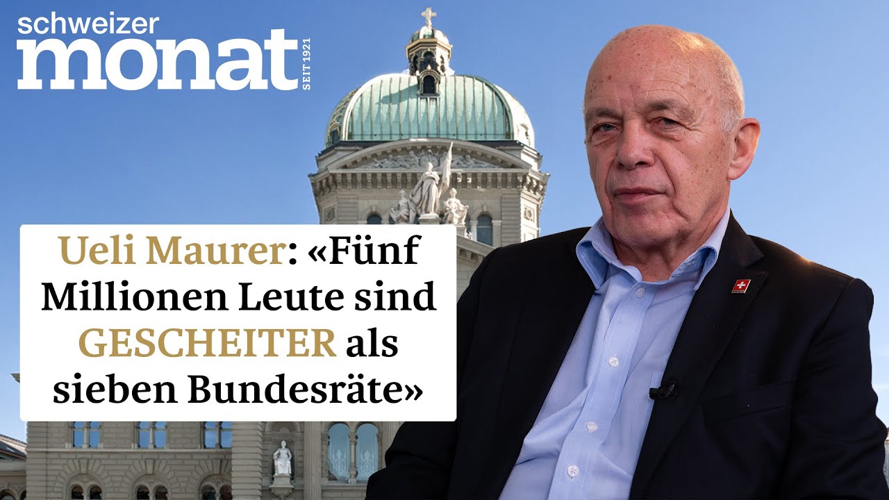 #110 Ueli Maurer: «Meinungsfreiheit ist die wichtigste Freiheit, die wir haben»