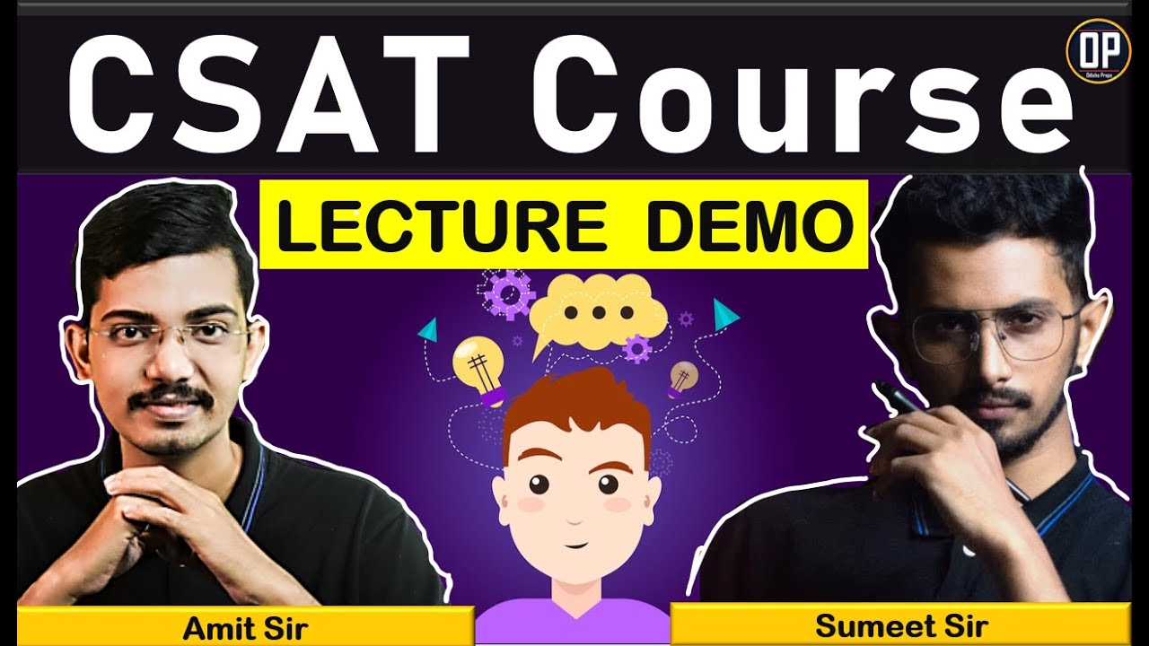DEMO CLASS  of CSAT for OPSC and UPSC  |  Odisha Preps