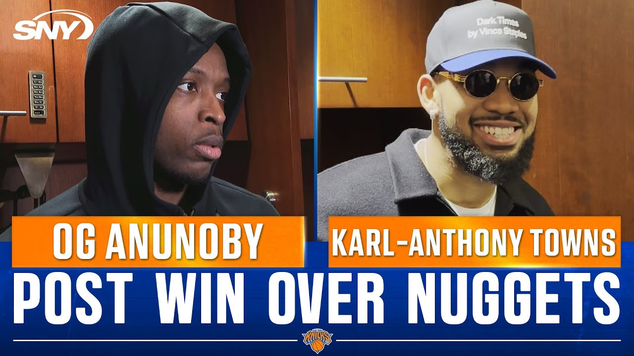 Karl-Anthony Towns on Nikola Jokic's saying Knicks are a title contender | SNY