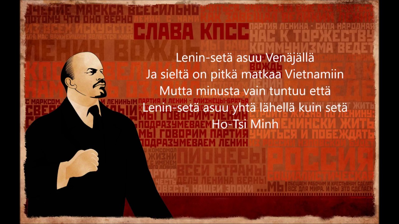 Meripioneerit - Lenin-setä asuu Venäjällä LYRICS