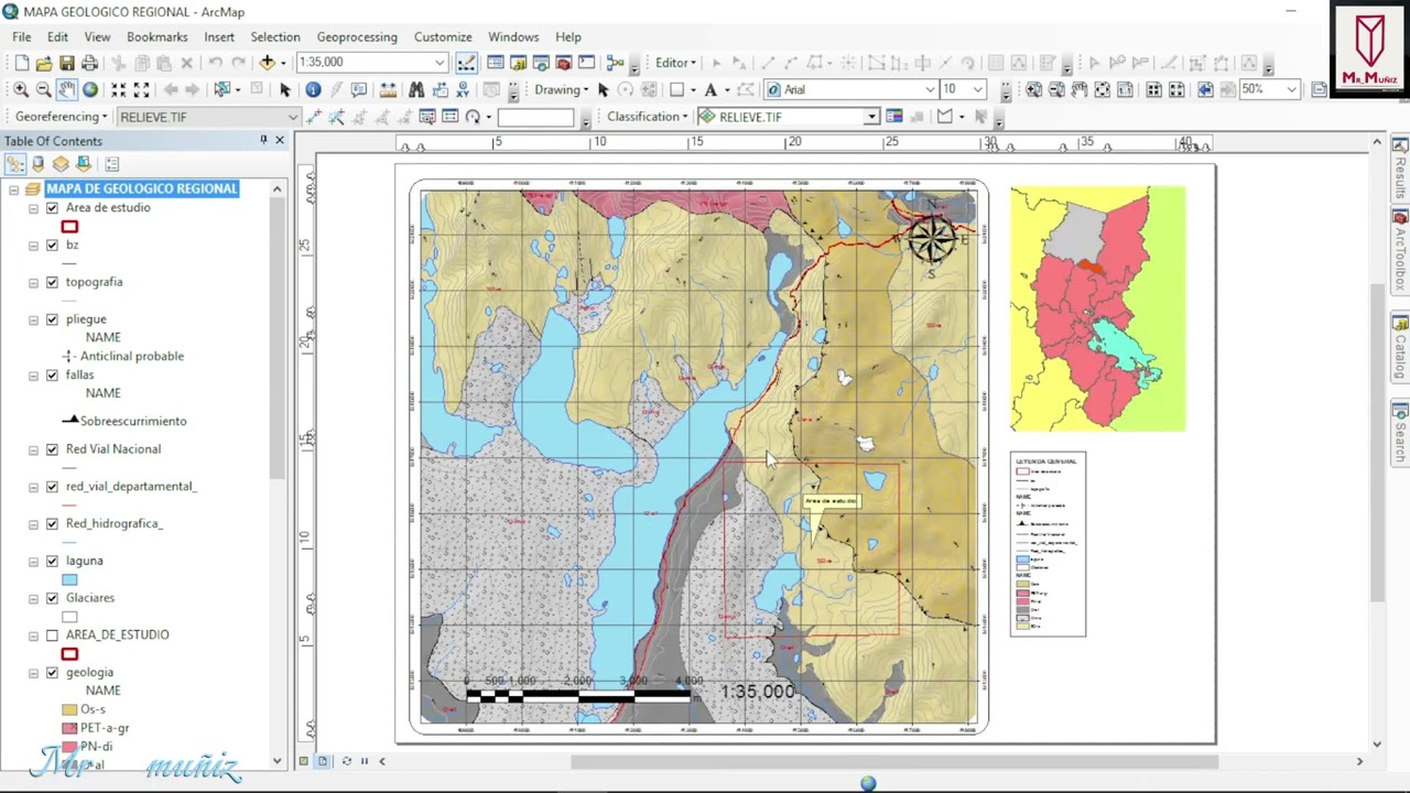 COMO ELABORAR UN MAPA GEOLÓGICO Y ESTRUCTURAL REGIONAL EN ARCGIS | GUÍA PASO A PASO