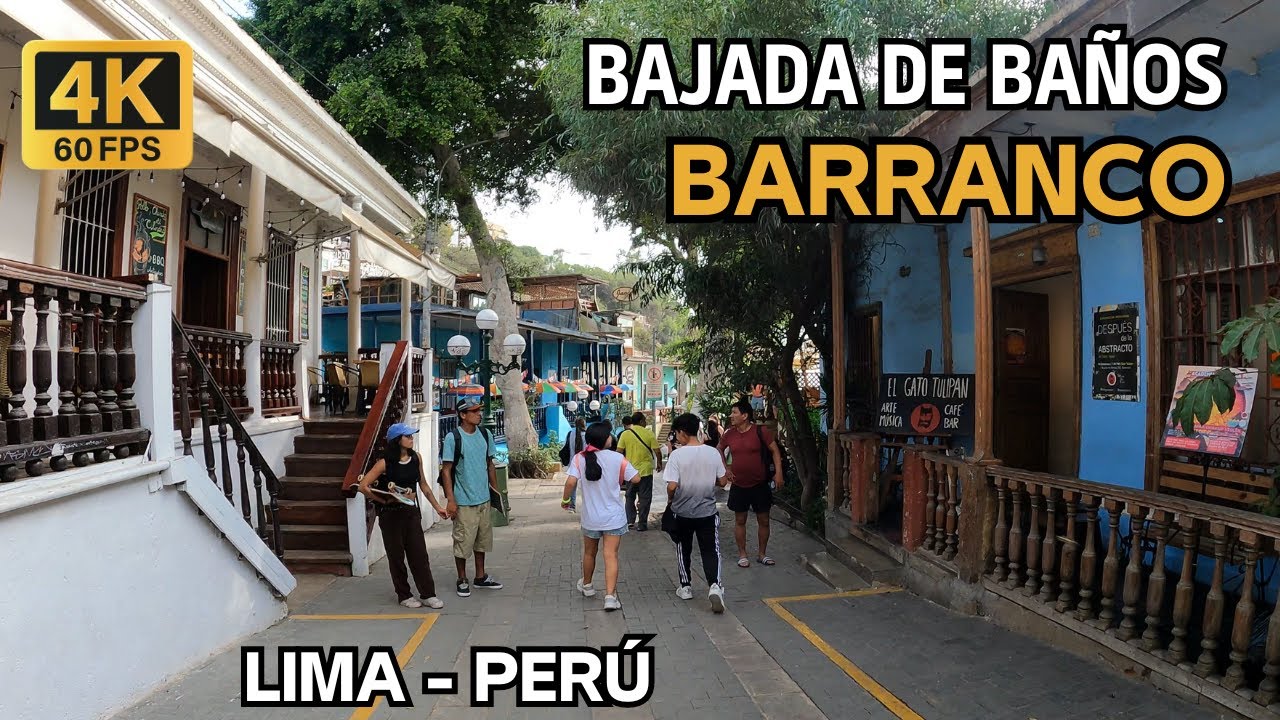 El camino hacia la playa | Bajada de Baños de Barranco | Lima Perú 4K