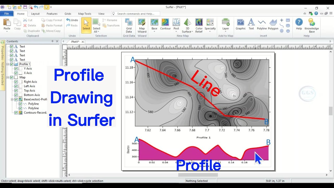 How to create Profile in Surfer Software using XYZ data