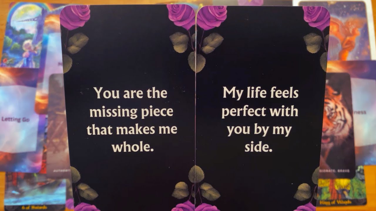 MESSAGE FROM THE PERSON ON YOUR MIND 🥰🌹 YOU COMPLETE ME! ♥️ (COLLECTIVE LOVE READING) 🔥