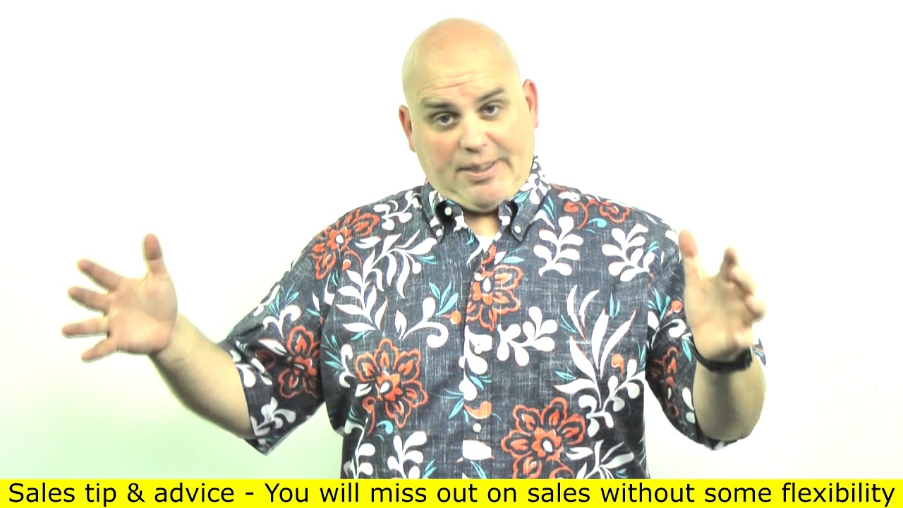 Flexibility in sales will help you close more deals - Scott Sylvan Bell