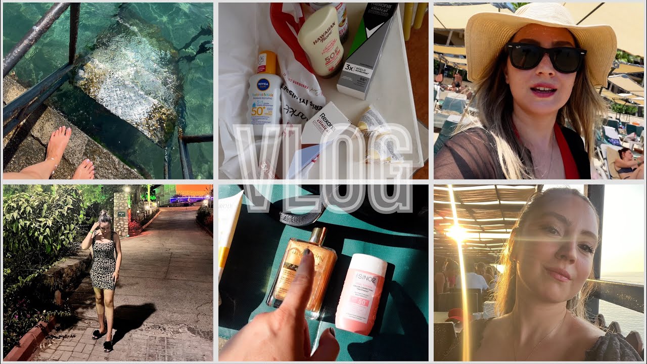 ANTALYA&rsquo; 25 TATİL VLOG 🏖️ ROSSMANN ALIŞVERİŞ 🧴 ŞELALE 💦 HERŞEY DAHİL SENZA GARDEN HOLİDAY CLUB 🏨 