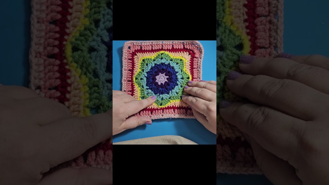 Random Wheel Generator chooses my Granny Square