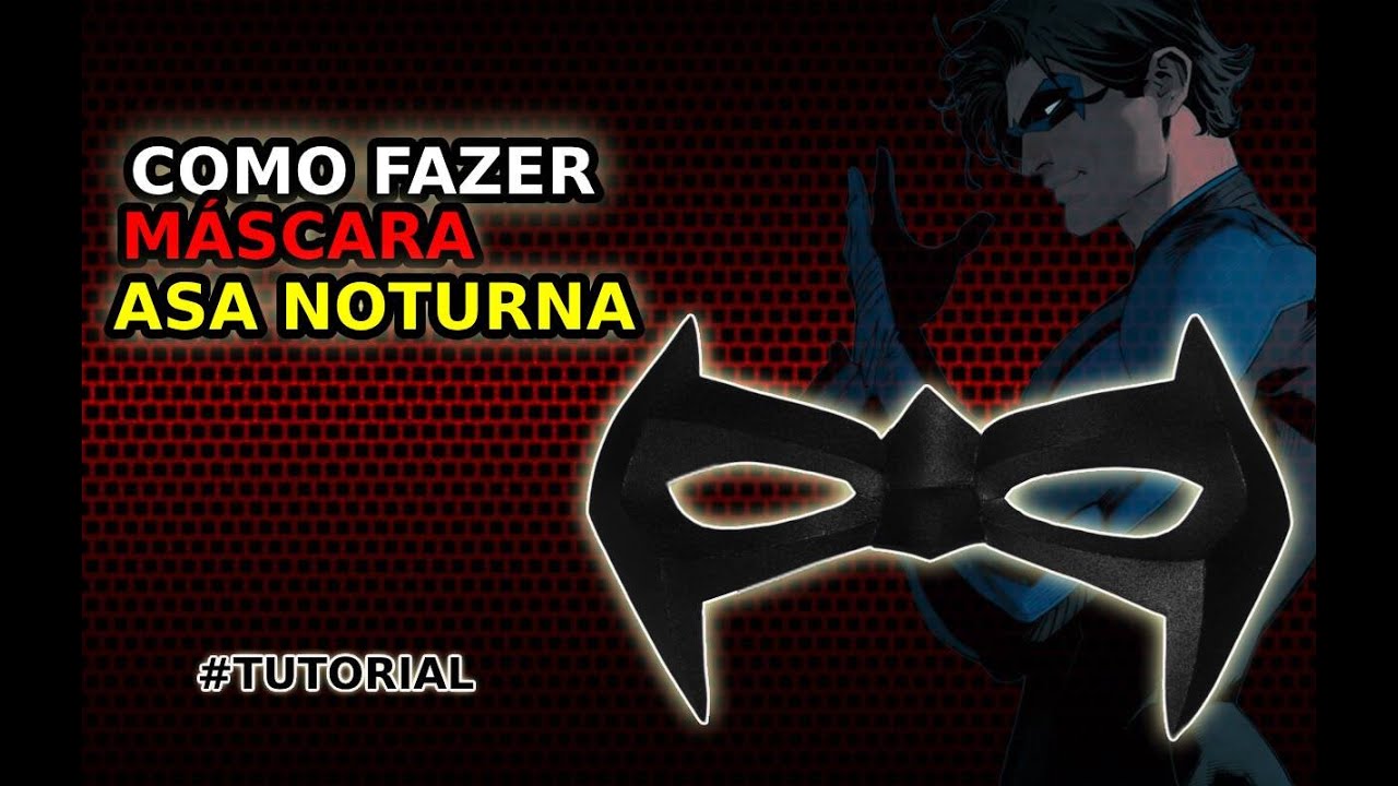 COMO FAZ MÁSCARA DO ASA NOTURNA - TUTORIAL