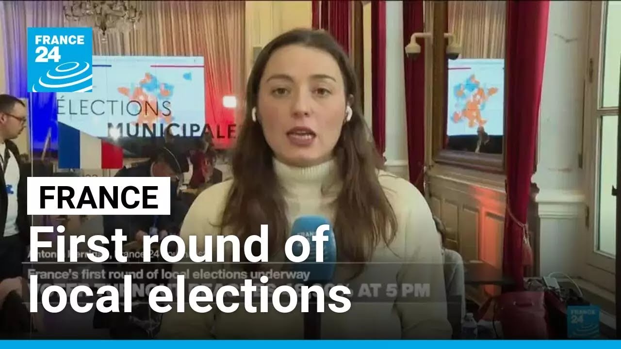 Voter turnout reaches 48.90% in France's first round of local elections • FRANCE 24 English