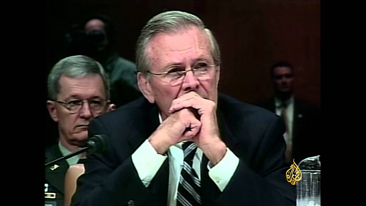 أرشيف غزو العراق - جلسة استماع صاخبة لرامسفيلد بمجلس الشيوخ الأميركي