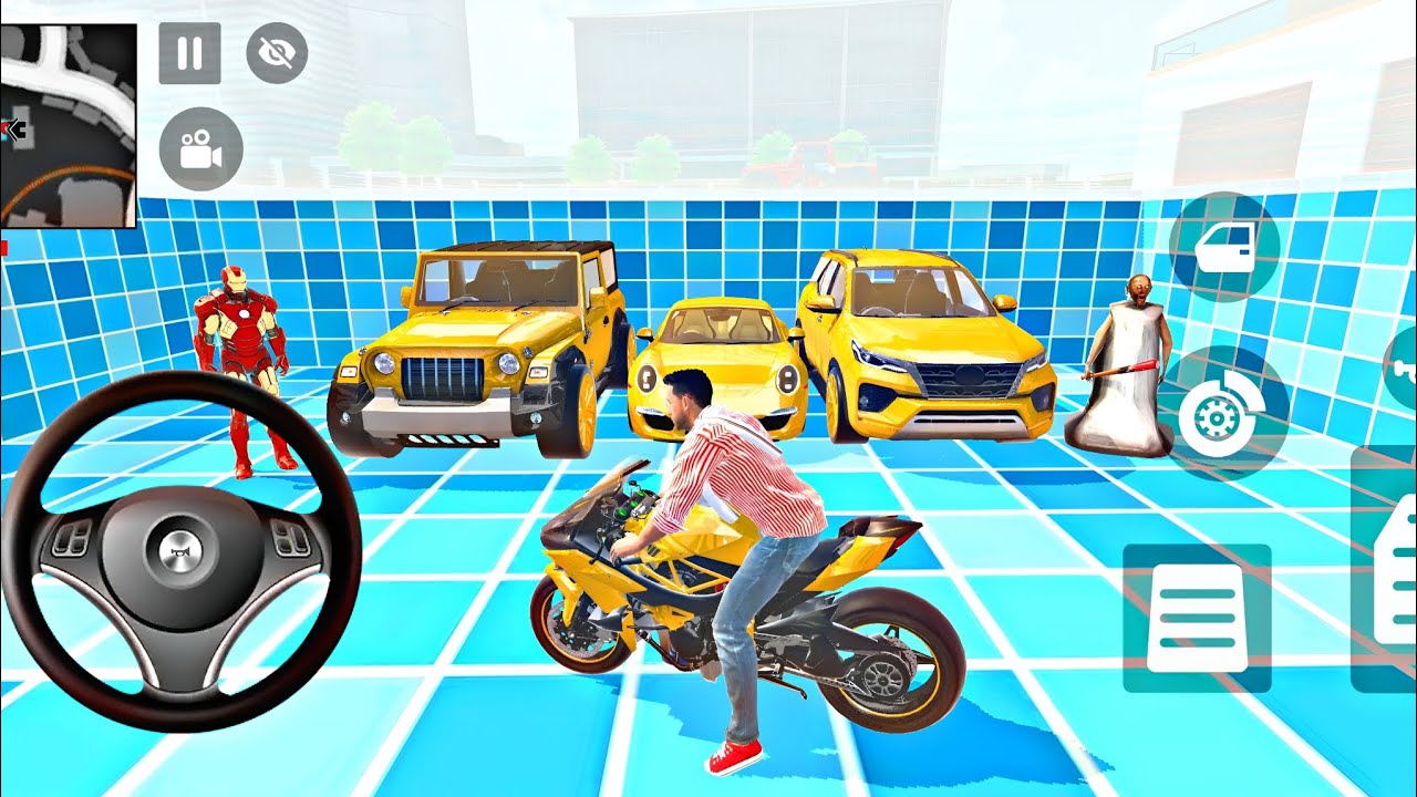 🖤Franklin order by 🚗THAR NINJA Modified Showroom Swimming pool Service Indian Car Theft Auto 🌿
