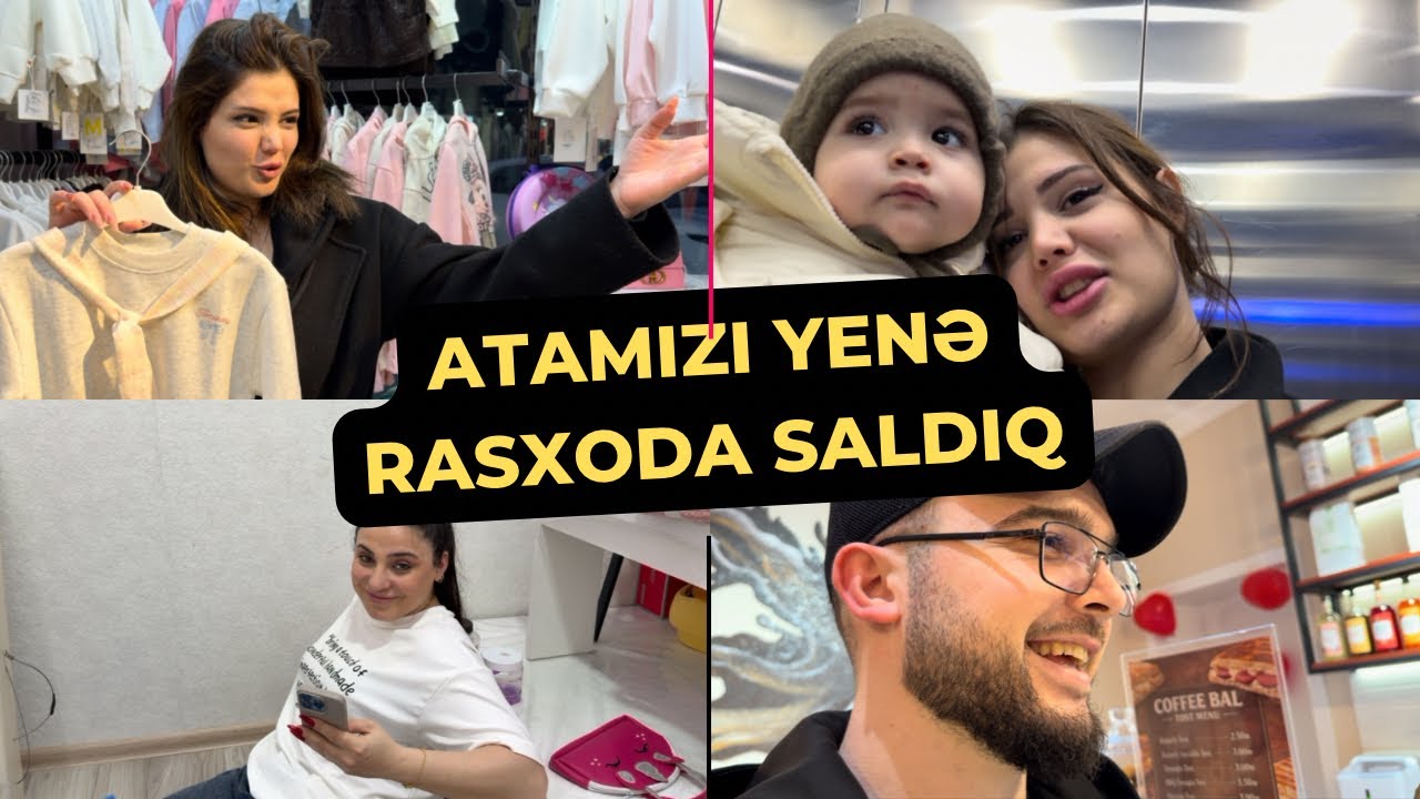 ATAMIZLA ALIŞ-VERİŞƏ GETDİK😍HƏMİŞƏ ÖZ ADIMLA ÇIXIRAM SONDA AMA ALİSƏ ALINIR HƏR ŞEY😩😂